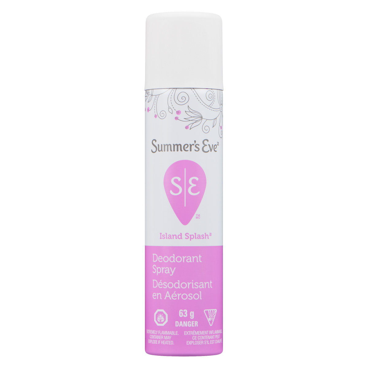 Summer's Eve Island Splash Deodorant Spray, 63 g