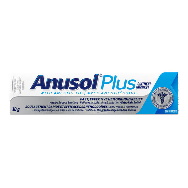 Anusol Plus Hemorrhoidal Ointment with Anesthetic, 30 g