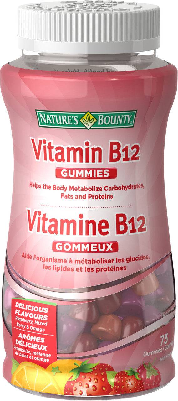 Nature's Bounty Vitamin B12 Gummies, 75 Gummies