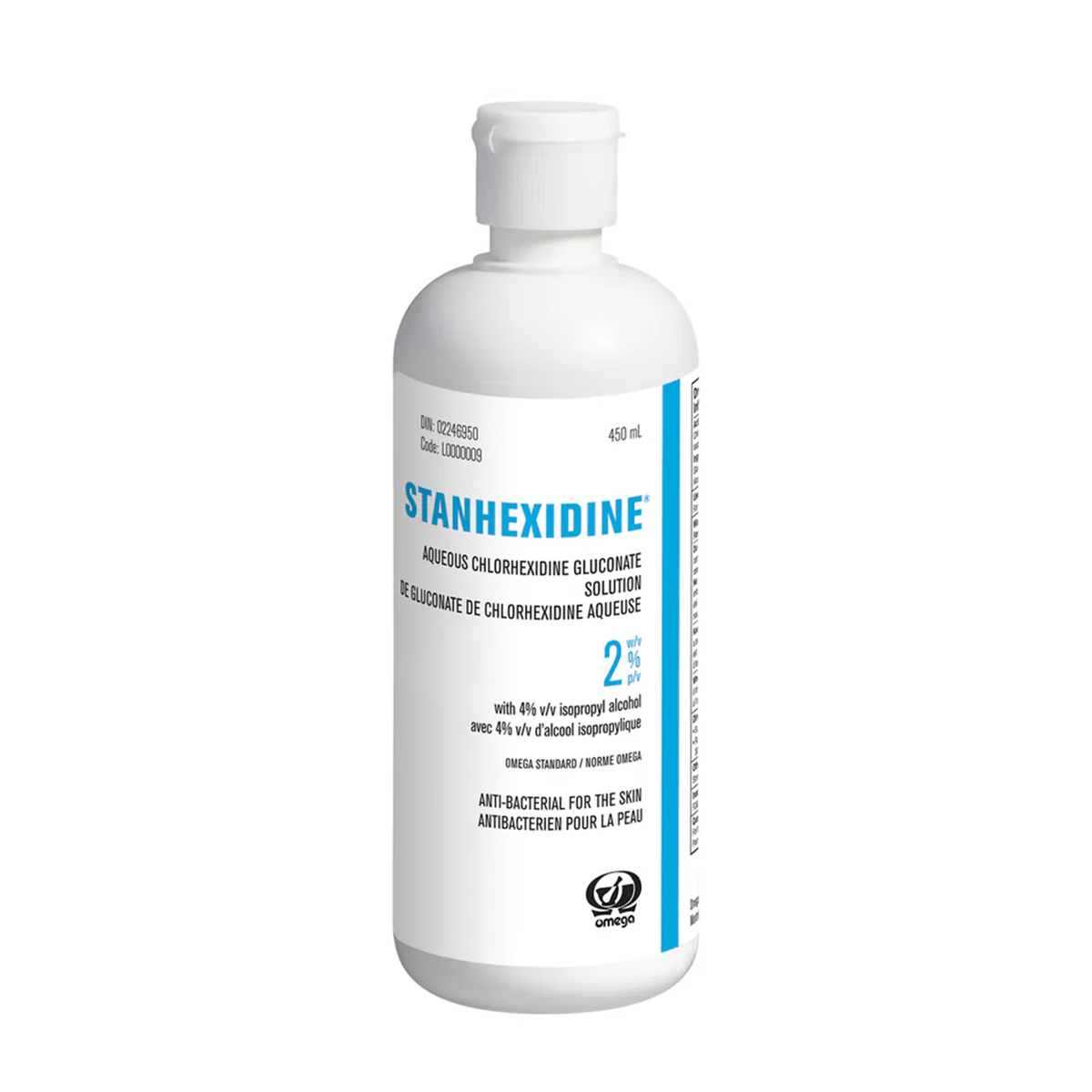 Stanhexidine Aqueous Antiseptic Solution 2% Chlorhexidine + 4% Isopropyl Alcohol, 450 mL