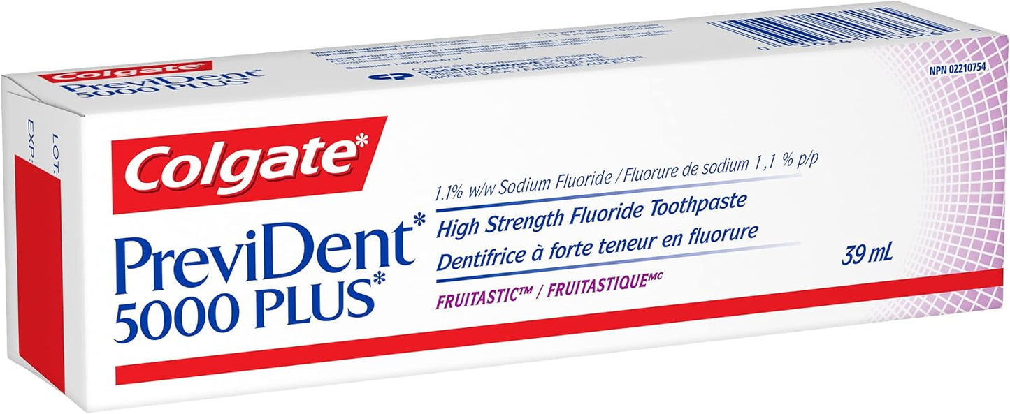 Colgate PreviDent 5000 Plus Fruitastic Toothpaste, 39 mL