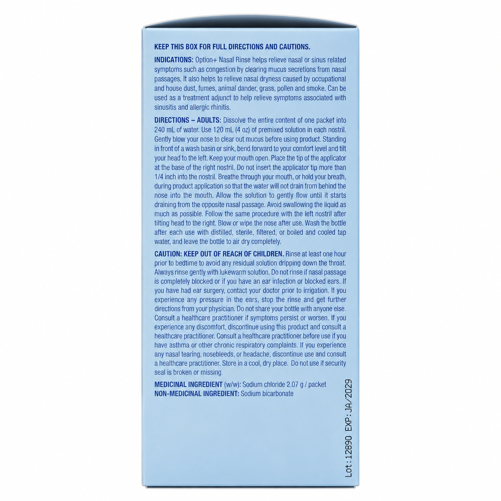 OPTION+ NASAL RINSE KIT
