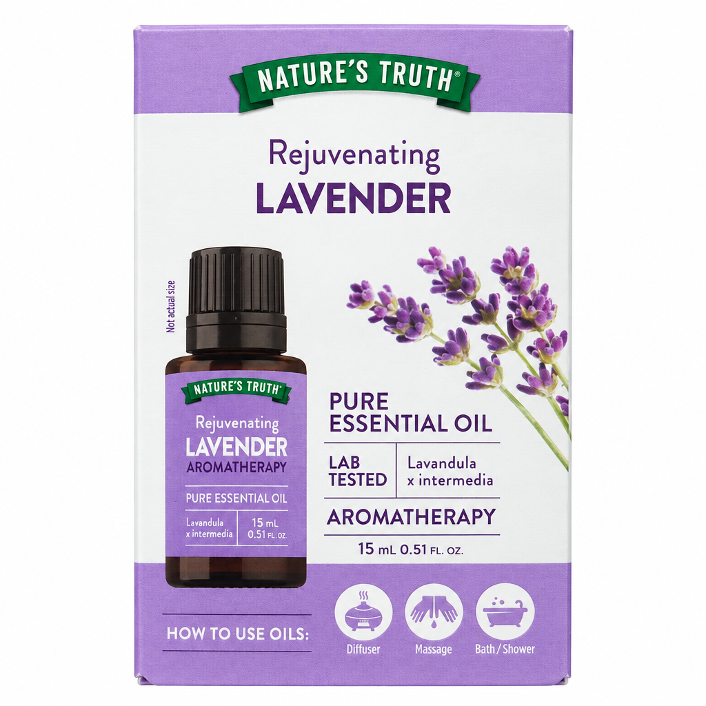 Nature's Truth 100% Pure Lavender Essential Oil, 15 mL