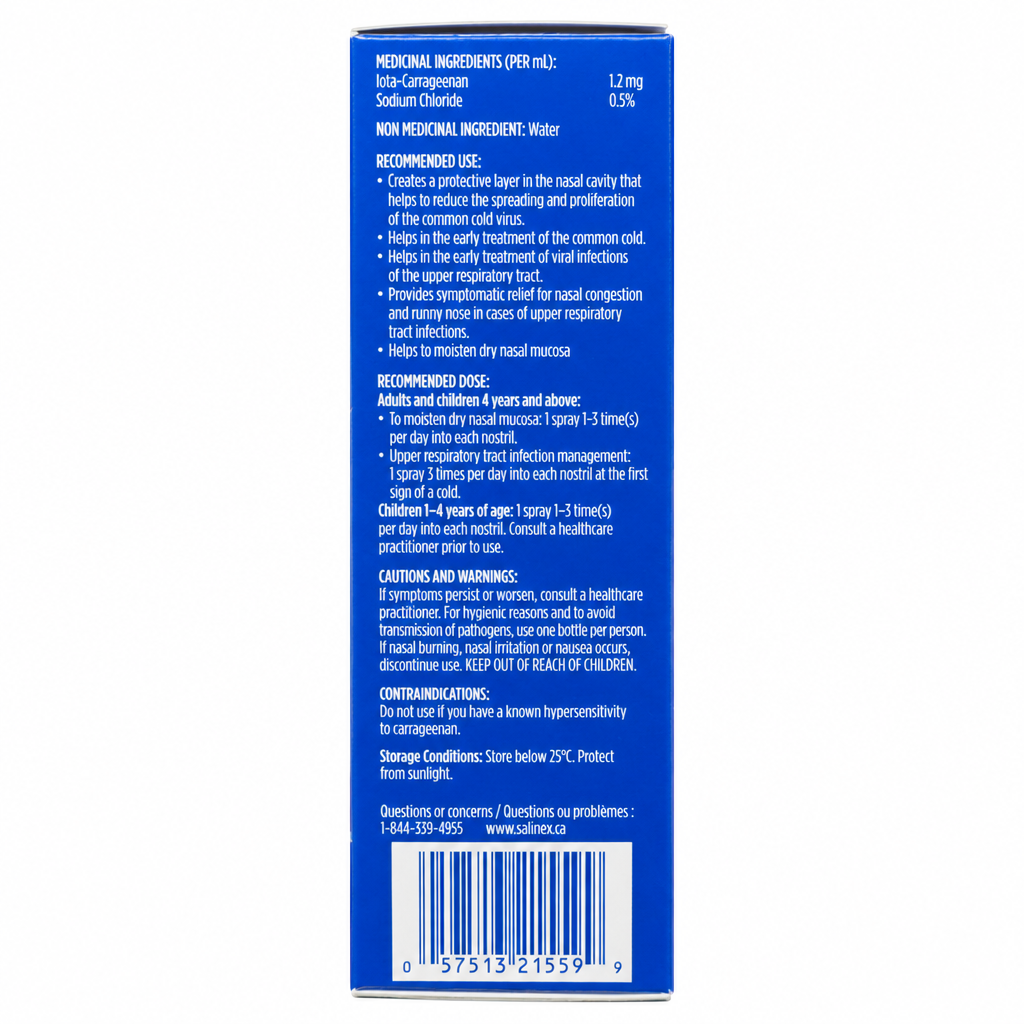 Salinex ProTect Nasal Spray for Children & Adults, 20 mL