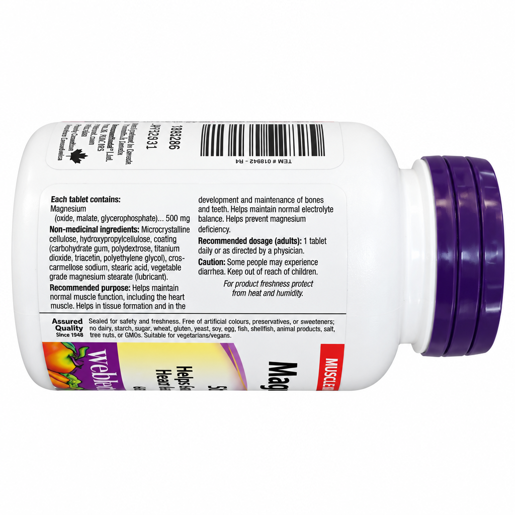 WEBBER MAG CITRATE 500MG KREBS 60S