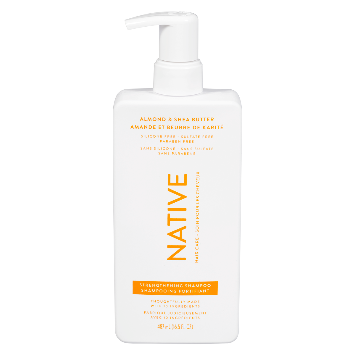 Native Almond & Shea Butter Strengthening Shampoo, 487 mL