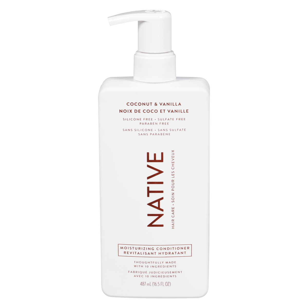 Native Moisturizing Conditioner, Coconut & Vanilla, 487 mL