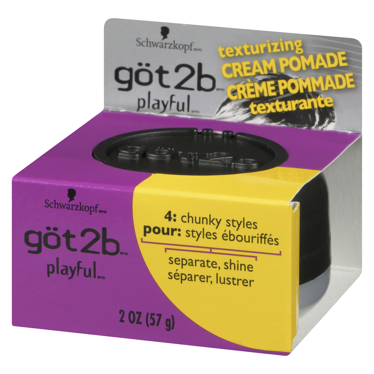 göt2b Playful Texturizing Creme Pomade, 57 g