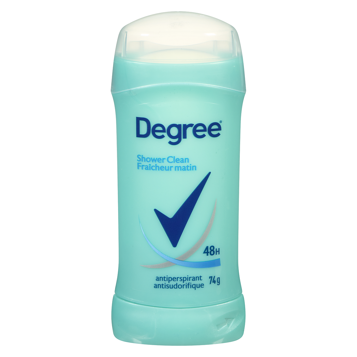 Degree Women Shower Clean Invisible Solid Antiperspirant Deodorant Stick, 74 g