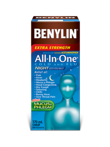 BENYLIN 1 COLD & FLU NIGHT 270ML - Queensborough Community Pharmacy