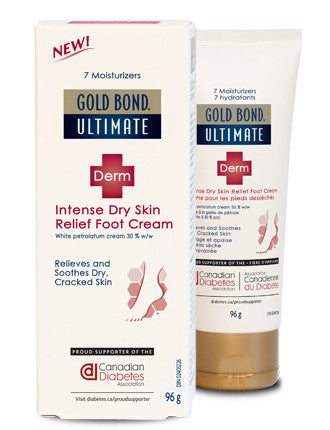 GOLD BOND ULTIMATE INTENSE DRY SKINRELIEF FOOT CREAM 96G - Queensborough Community Pharmacy