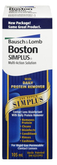 BOSTON SIMPLUS MULTI-ACTION SOLUTION 105ML - Queensborough Community Pharmacy