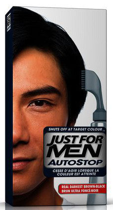 JUST FOR MEN AUTO STOP REAL DARKESTBROWN-BLACK - Queensborough Community Pharmacy