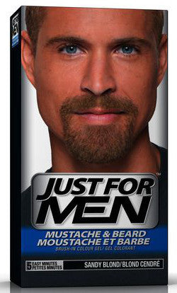 JUST FOR MEN MUSTACHE, BEARD, & SIDEBURNS SANDY BLONDE #1165 - Queensborough Community Pharmacy
