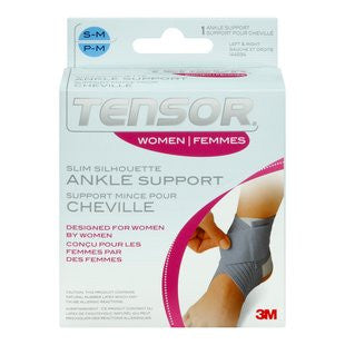 3M TENSOR WOMEN'S SLIM SILHOUETTE ANKLE SUPPORT #144694 1'S - Queensborough Community Pharmacy