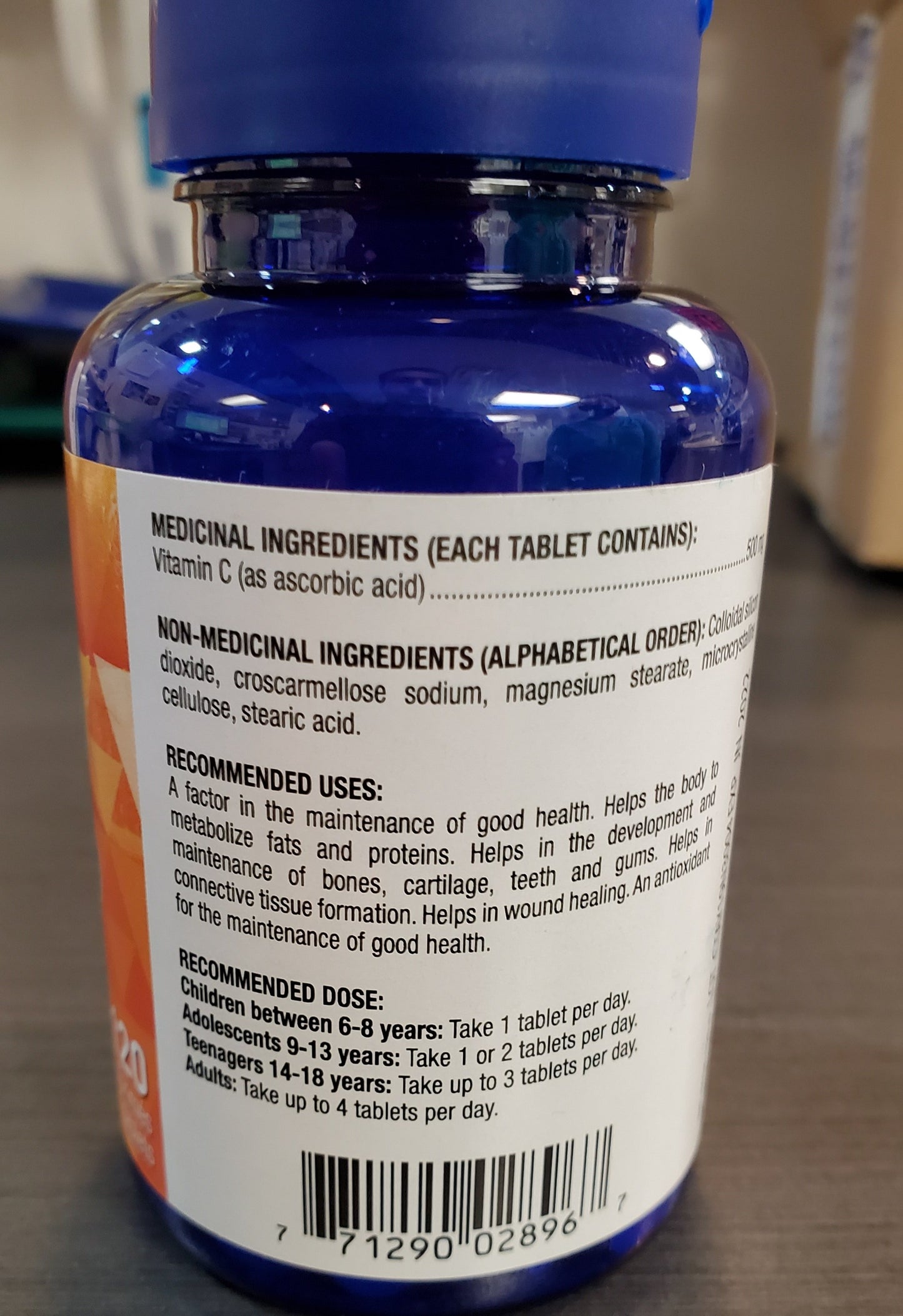 OPTION+ VITAMIN C 500MG 120'S