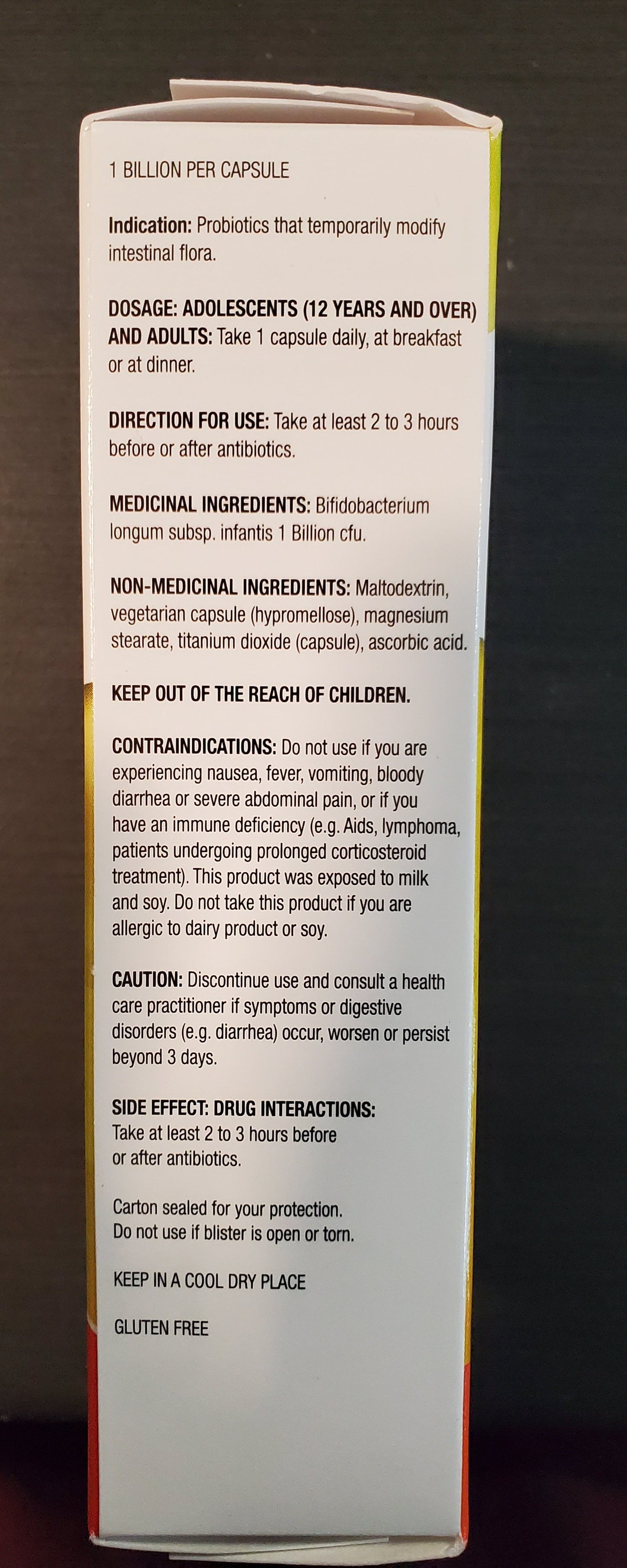 OPTION+ PROBIOTICS INTESTINAL FLORA HEALTH 30 CAPS