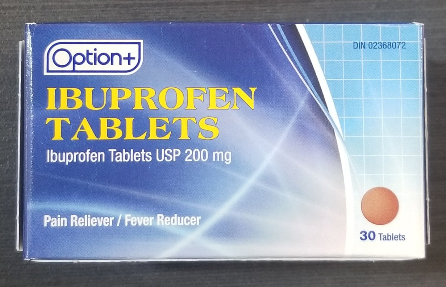 OPTION+ IBUPROFEN 200MG