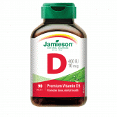 JAMIESON VIT D 400IU 90'S - Queensborough Community Pharmacy