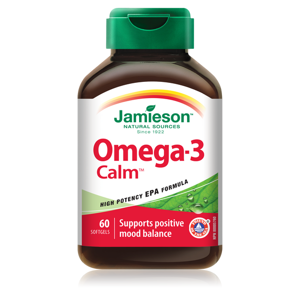 JAMIESON OMEGA 3 CALM 1000MG 60'S - Queensborough Community Pharmacy