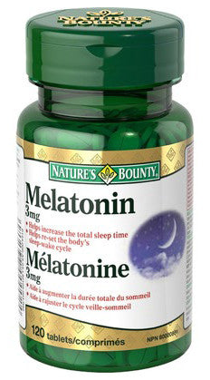 NATURE'S BOUNTY MELATONIN TABS 120'S - Queensborough Community Pharmacy