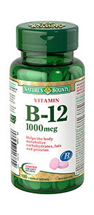 NATURE'S BOUNTY VT B12 1000MCG 100'S - Queensborough Community Pharmacy