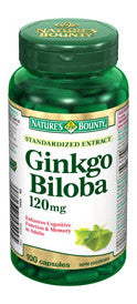 NATURE'S BOUNTY GINGKO BILOBA 100'S - Queensborough Community Pharmacy