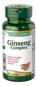 NATURE'S BOUNTY GINSENG COMPLEX CAPS 50'S - Queensborough Community Pharmacy