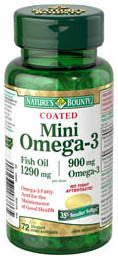 NATURE'S BOUNTY OMEGA 3 MINI SG 72'S - Queensborough Community Pharmacy