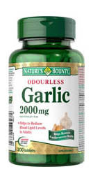 NATURE'S BOUNTY ODORLESS GARLIC 2000MG 200'S - Queensborough Community Pharmacy