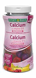 NATURE'S BOUNTY CALCIUM WITH VITAMIN D3 GUMMIES 60'S - Queensborough Community Pharmacy