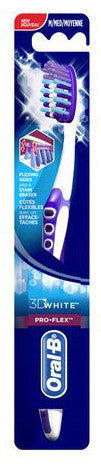 ORAL-B 3D WHITE PRO FLEX T/B 38 MEDIUM 1'S - Queensborough Community Pharmacy