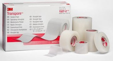 TAPE TRANSPORE 2'X10YD CLEAR 1'S - Queensborough Community Pharmacy