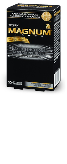 TROJAN MAGNUM NAKED SEN CONDOM 10'S - Queensborough Community Pharmacy
