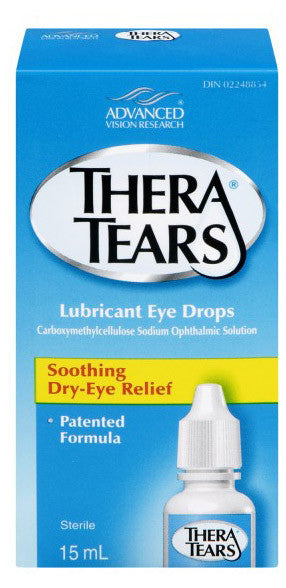 THERA TEARS LUBRICANT EYE DROPS 15ML - Queensborough Community Pharmacy