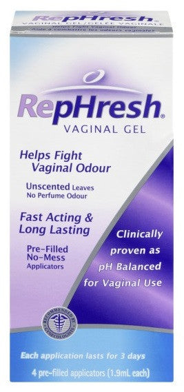 REPHRESH VAGINAL GEL PREFIL 4/2.07ML - Queensborough Community Pharmacy