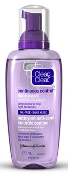 CLEAN & CLEAR CONTINUOUS CTRL ACNE WASH 177ML - Queensborough Community Pharmacy