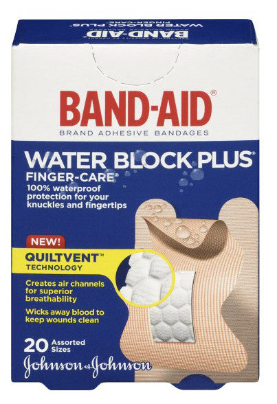 J&J BAND-AID WATERBLOCK F/CARE 20'S - Queensborough Community Pharmacy