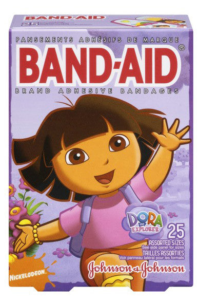 J&J BAND-AID DORA THE EXPLORER 25'S - Queensborough Community Pharmacy