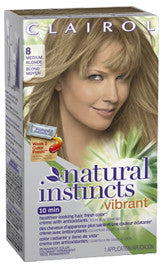 NATURAL INSTINCTS VIBRANT SHADE 8 MEDIUM BLOND 1'S - Queensborough Community Pharmacy