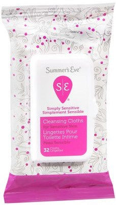 SUMMER'S EVE FEM CLN CLTH S/SKN 32'S - Queensborough Community Pharmacy