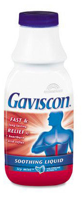 GAVISCON LIQUID ICY MINT 340ML - Queensborough Community Pharmacy