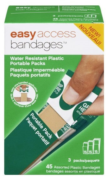 EASY ACCESS BANDAGE WATER RESISTANTPLASTIC 45'S - Queensborough Community Pharmacy