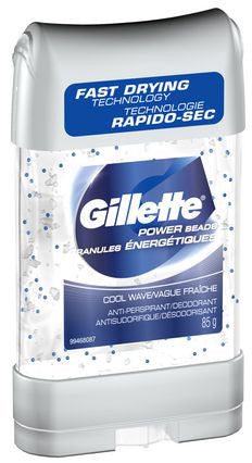 GILLETTE A/P PWR BEADS COOL WAVE 85G - Queensborough Community Pharmacy