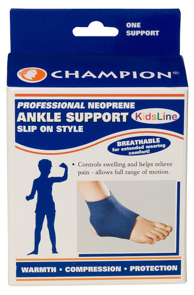 AIRWAY KIDSLINE ANKLE SUPP/BLU YOUTH - Queensborough Community Pharmacy