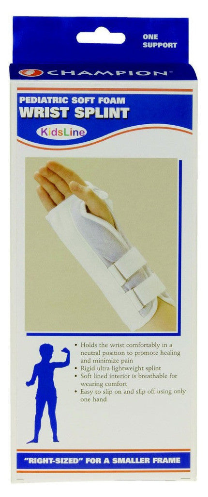 AIRWAY KIDSLINE WRIST SPLINT RIGHT YOUTH 1'S - Queensborough Community Pharmacy