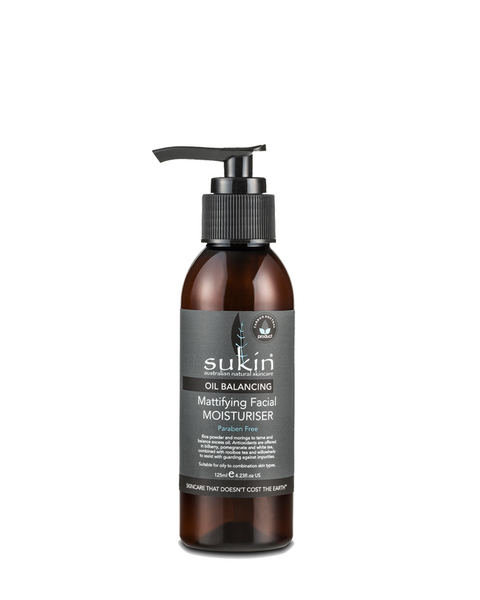 SUKIN OIL BALANCING MATTIFYING MOISTURISER 125ML - Queensborough Community Pharmacy