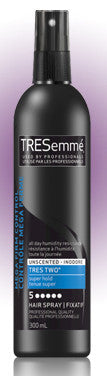TRESEMME TWO EXTRA HOLD HAIR SPRAY UNSCENTED 300ML - Queensborough Community Pharmacy