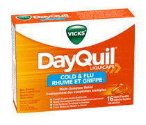 VICKS DAYQUIL COLD & FLU CAPS 16'S - Queensborough Community Pharmacy