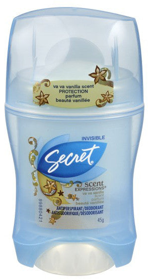 SECRET INVISIBLE SOLID VAVA VAN 45G - Queensborough Community Pharmacy